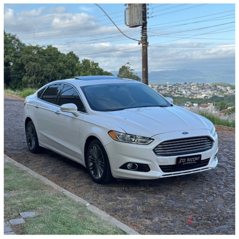 FUSION 2.0 TITANIUM GTDI ECOBOOST FWD GASOLINA 4P AUTOMÁTICO - 2014 - CAMPO BOM