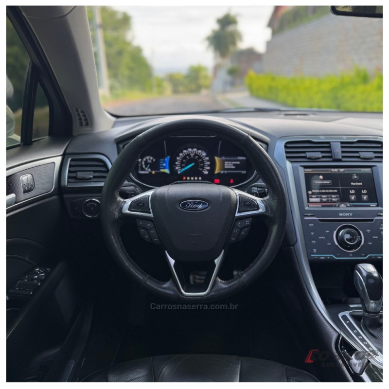 FUSION 2.0 TITANIUM GTDI ECOBOOST FWD GASOLINA 4P AUTOMÁTICO - 2014 - CAMPO BOM