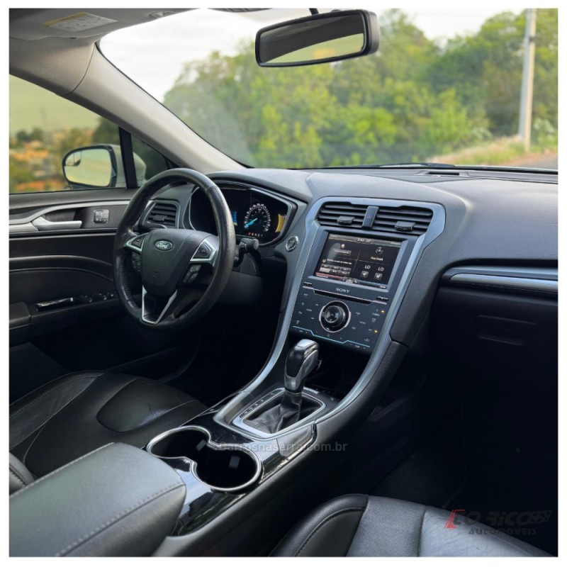 FUSION 2.0 TITANIUM GTDI ECOBOOST FWD GASOLINA 4P AUTOMÁTICO - 2014 - CAMPO BOM