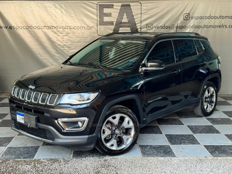 compass 2.0 16v diesel limited 4x4 automatico 2018 nova prata