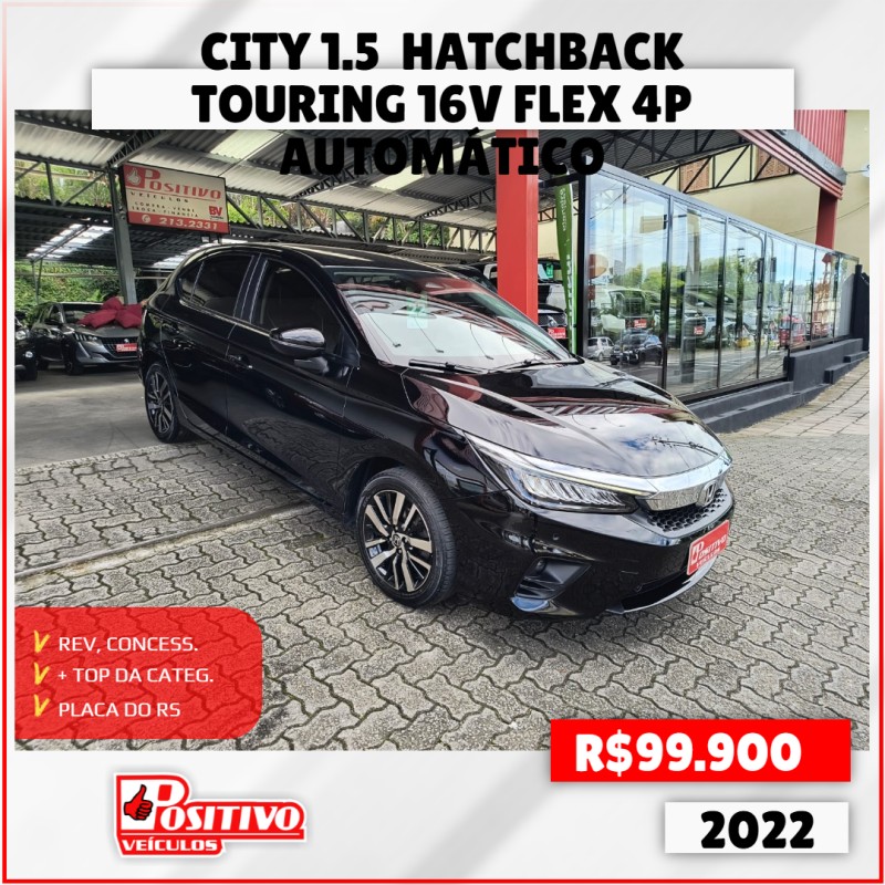 city 1.5 hatchback touring 16v flex 4p automatico 2022 caxias do sul