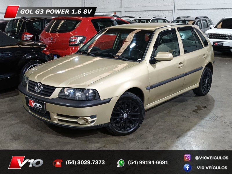 gol 1.6 mi power 8v flex 4p manual g.iii 2004 caxias do sul