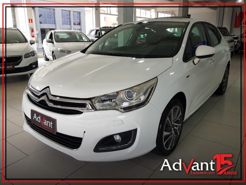 c4 lounge 1.6 exclusive 16v turbo flex 4p automatico 2018 caxias do sul