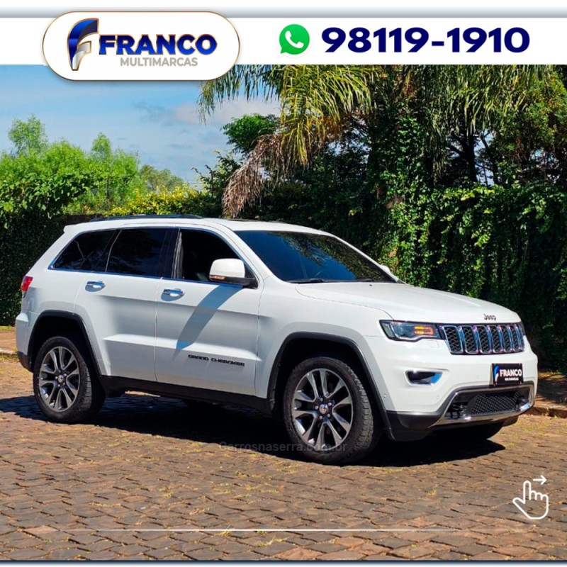 GRAND CHEROKEE 3.0 LIMITED 4X4 V6 24V TURBO DIESEL 4P AUTOMÁTICO - 2018 - VACARIA