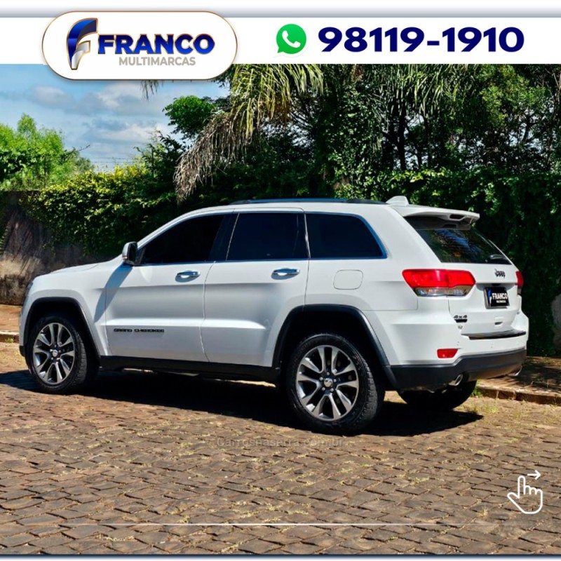 GRAND CHEROKEE 3.0 LIMITED 4X4 V6 24V TURBO DIESEL 4P AUTOMÁTICO - 2018 - VACARIA