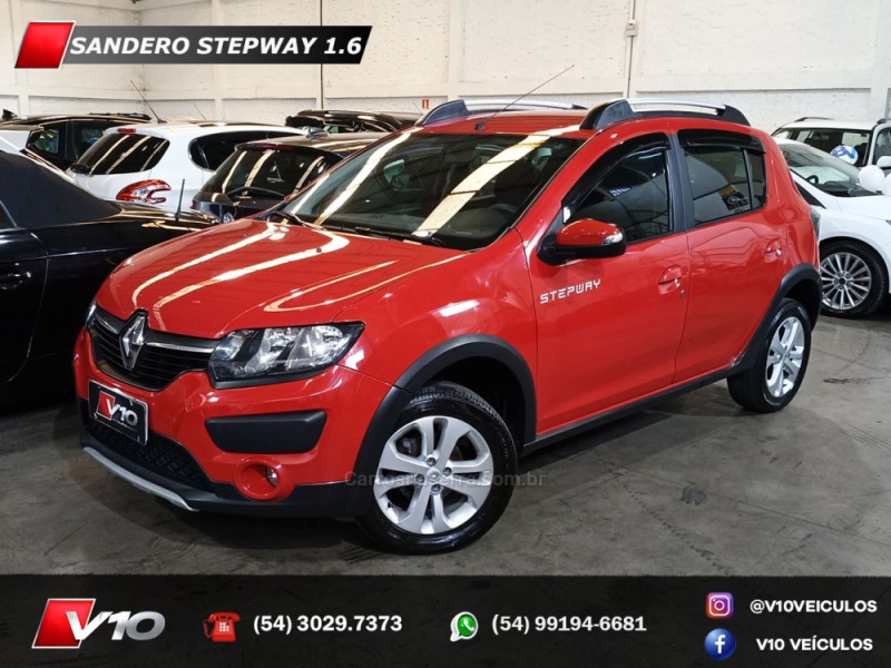 sandero 1.6 stepway 16v flex 4p manual 2018 caxias do sul