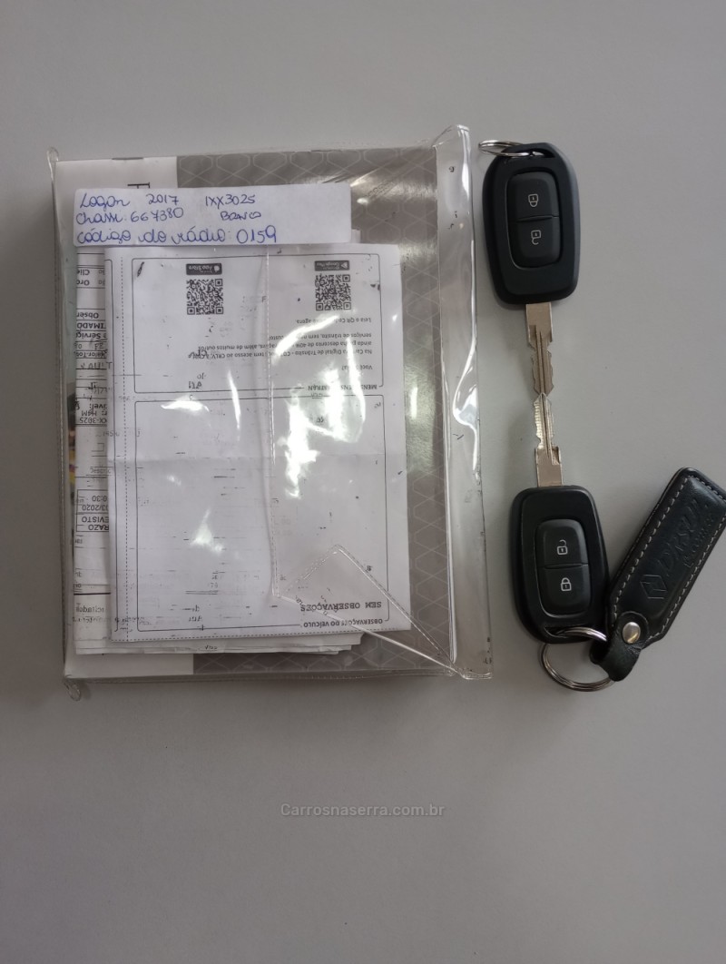 LOGAN 1.6 EXPRESSION 8V FLEX 4P MANUAL - 2017 - CAXIAS DO SUL