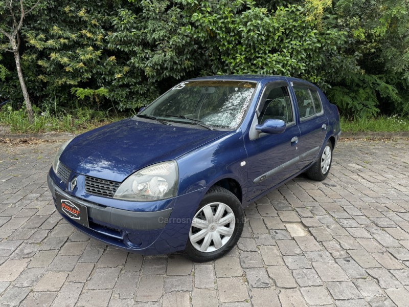 clio 1.0 authentique sedan 16v flex 4p manual 2005 caxias do sul
