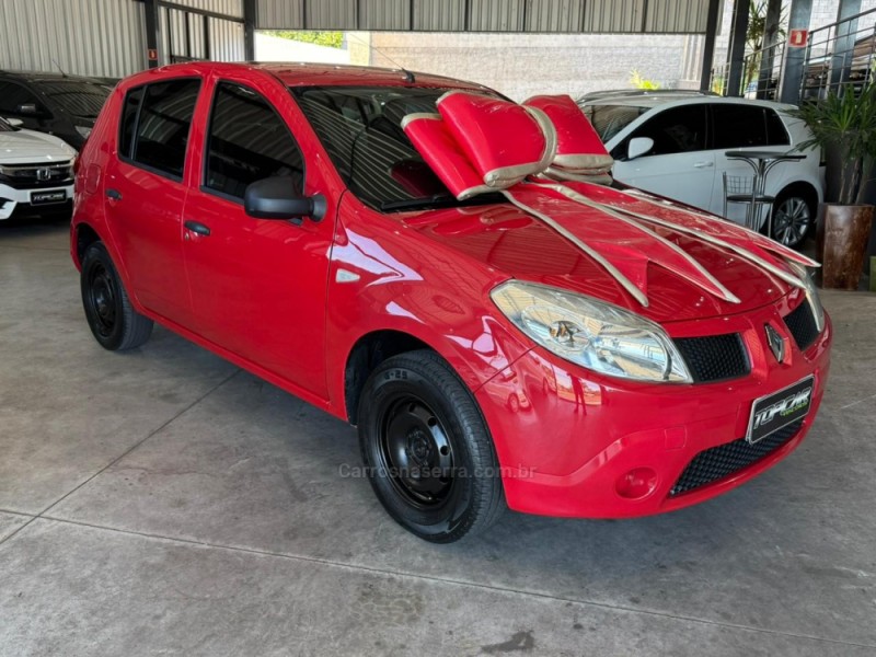 sandero 1.0 authentique 16v flex 4p manual 2010 campo bom