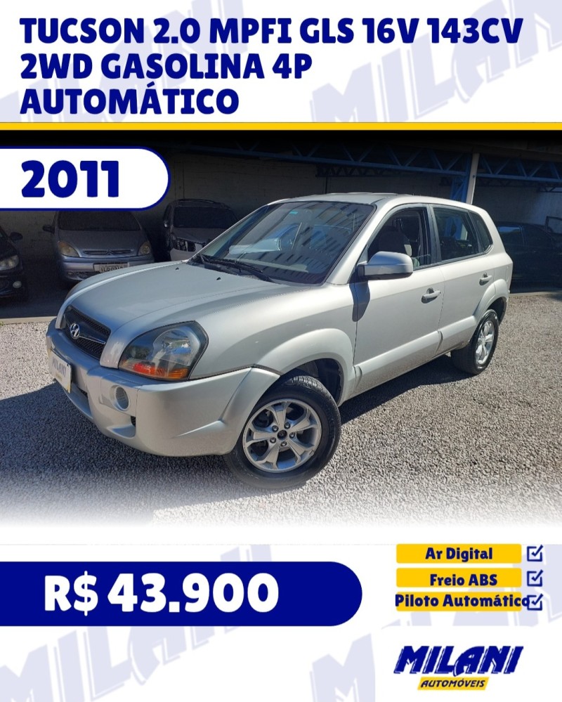 TUCSON 2.0 MPFI GLS 16V 143CV 2WD GASOLINA 4P AUTOMÁTICO