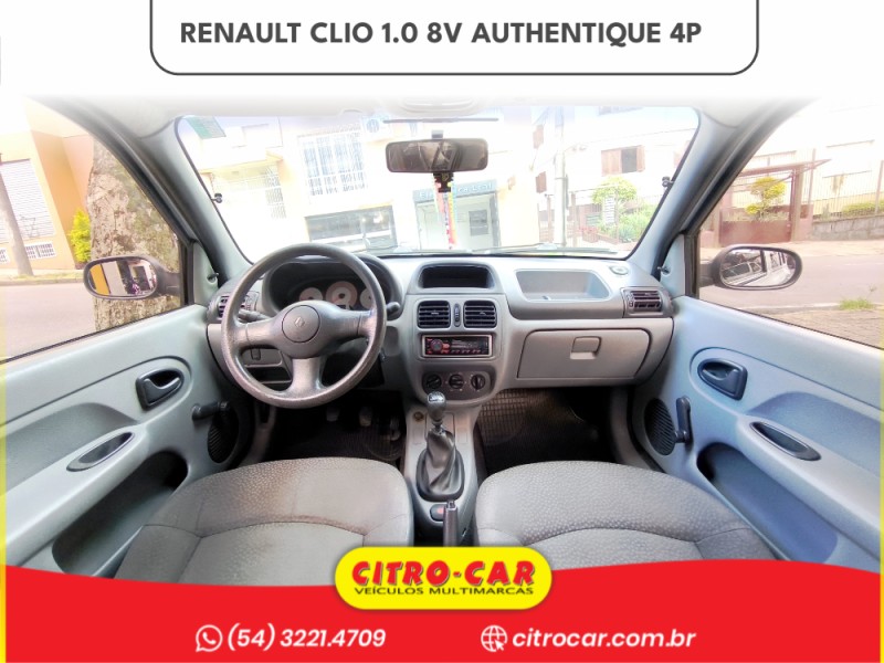 CLIO 1.0 AUTHENTIQUE 8V GASOLINA 4P MANUAL - 2006 - CAXIAS DO SUL