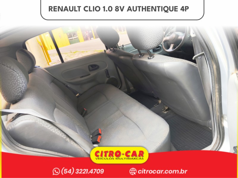 CLIO 1.0 AUTHENTIQUE 8V GASOLINA 4P MANUAL - 2006 - CAXIAS DO SUL