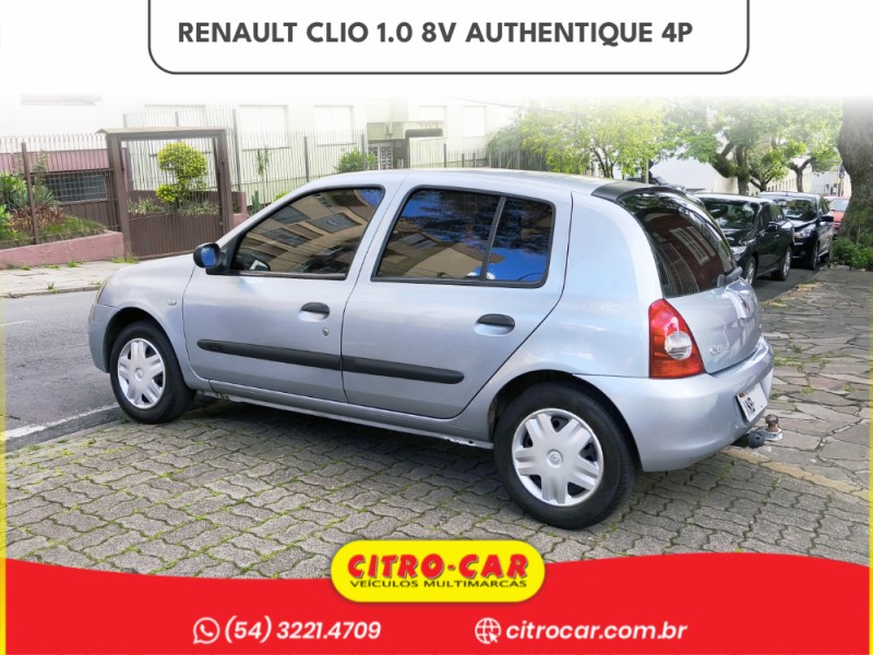 CLIO 1.0 AUTHENTIQUE 8V GASOLINA 4P MANUAL - 2006 - CAXIAS DO SUL