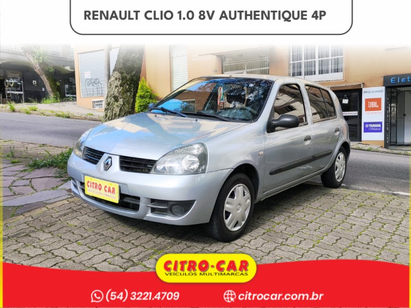 CLIO 1.0 AUTHENTIQUE 8V GASOLINA 4P MANUAL - 2006 - CAXIAS DO SUL
