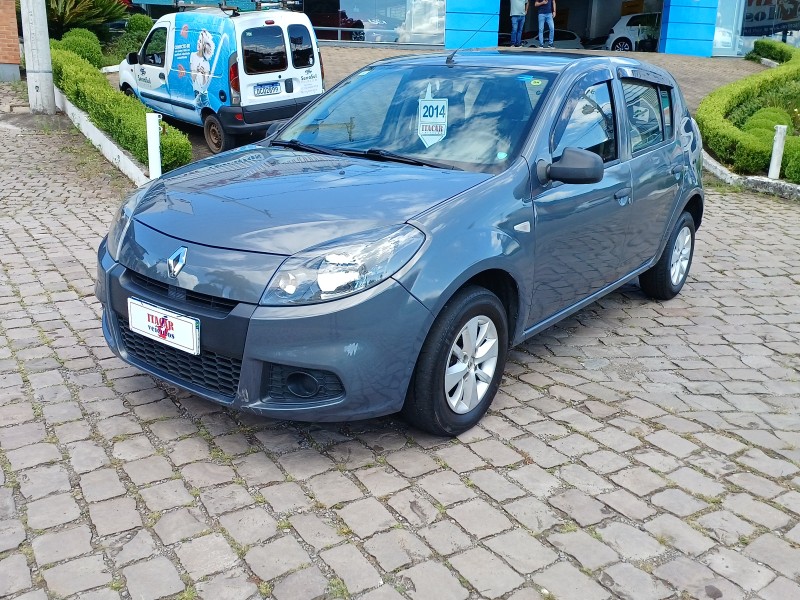 SANDERO 1.0 AUTHENTIQUE 16V FLEX 4P MANUAL - 2014 - FLORES DA CUNHA