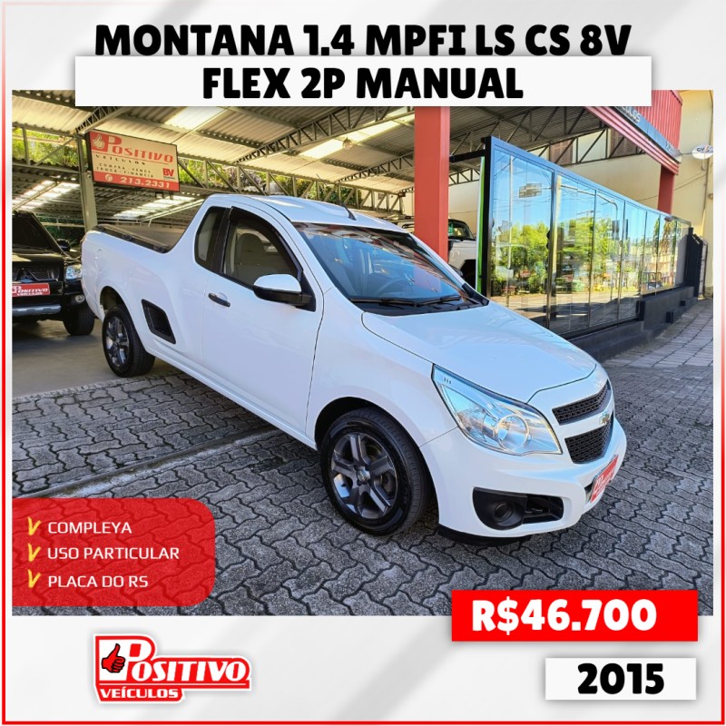 montana 1.4 mpfi ls cs 8v flex 2p manual 2015 caxias do sul