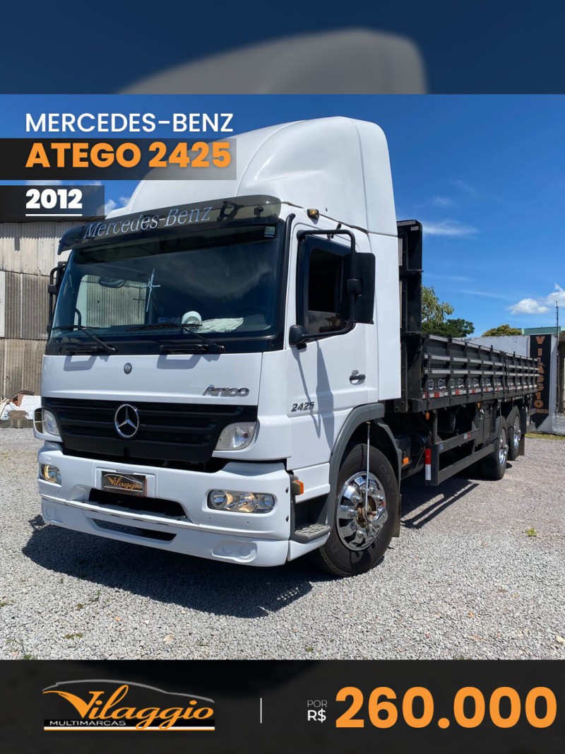 MERCEDES-BENZ - ATEGO 2425 - 2011/2012 - Branca - R$ 260.000,00