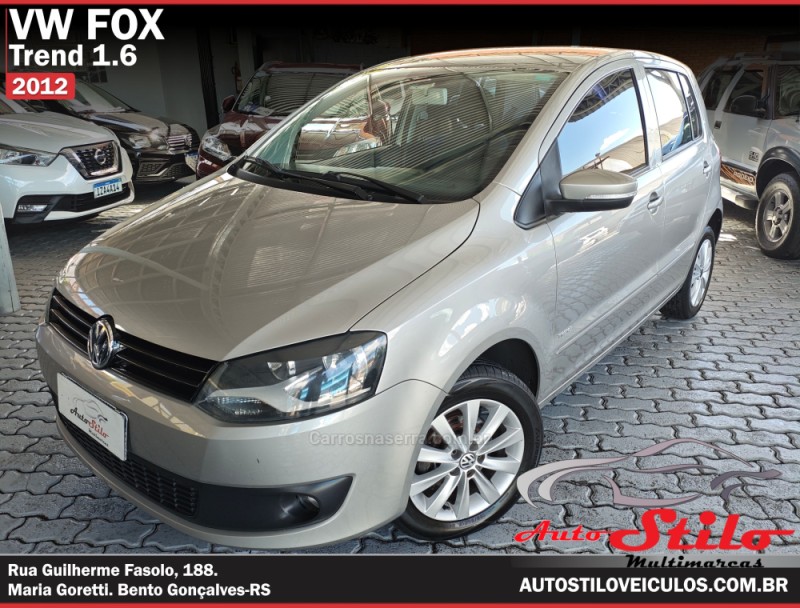 fox 1.6 mi 8v flex 4p manual 2012 bento goncalves