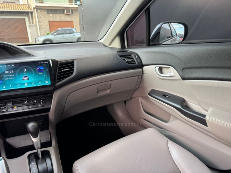 CIVIC 2.0 LXR 16V FLEX 4P AUTOMÁTICO - 2015 - ESTâNCIA VELHA
