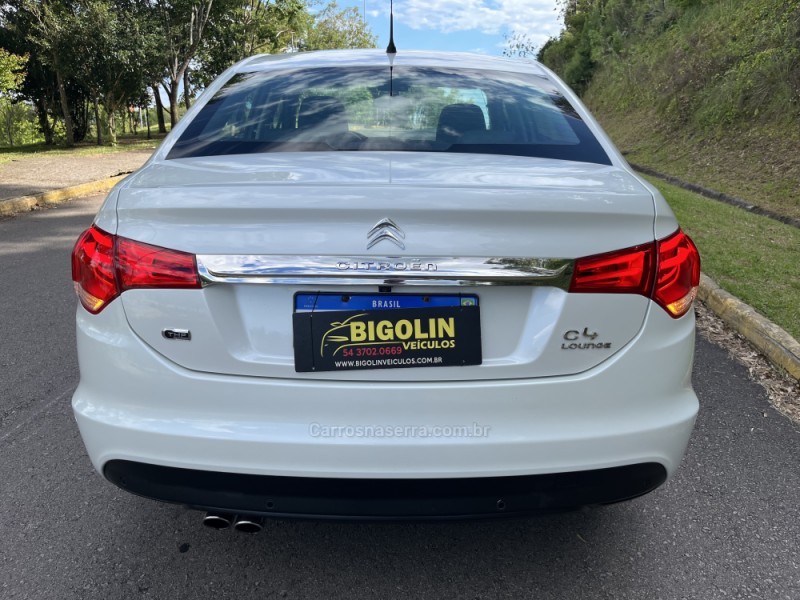 C4 LOUNGE 1.6 EXCLUSIVE 16V TURBO GASOLINA 4P AUTOMÁTICO - 2014 - BENTO GONçALVES