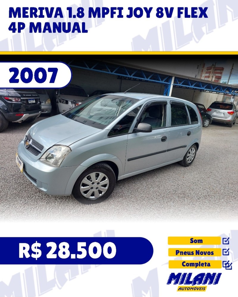 meriva 1.8 mpfi joy 8v flex 4p manual 2007 bento goncalves