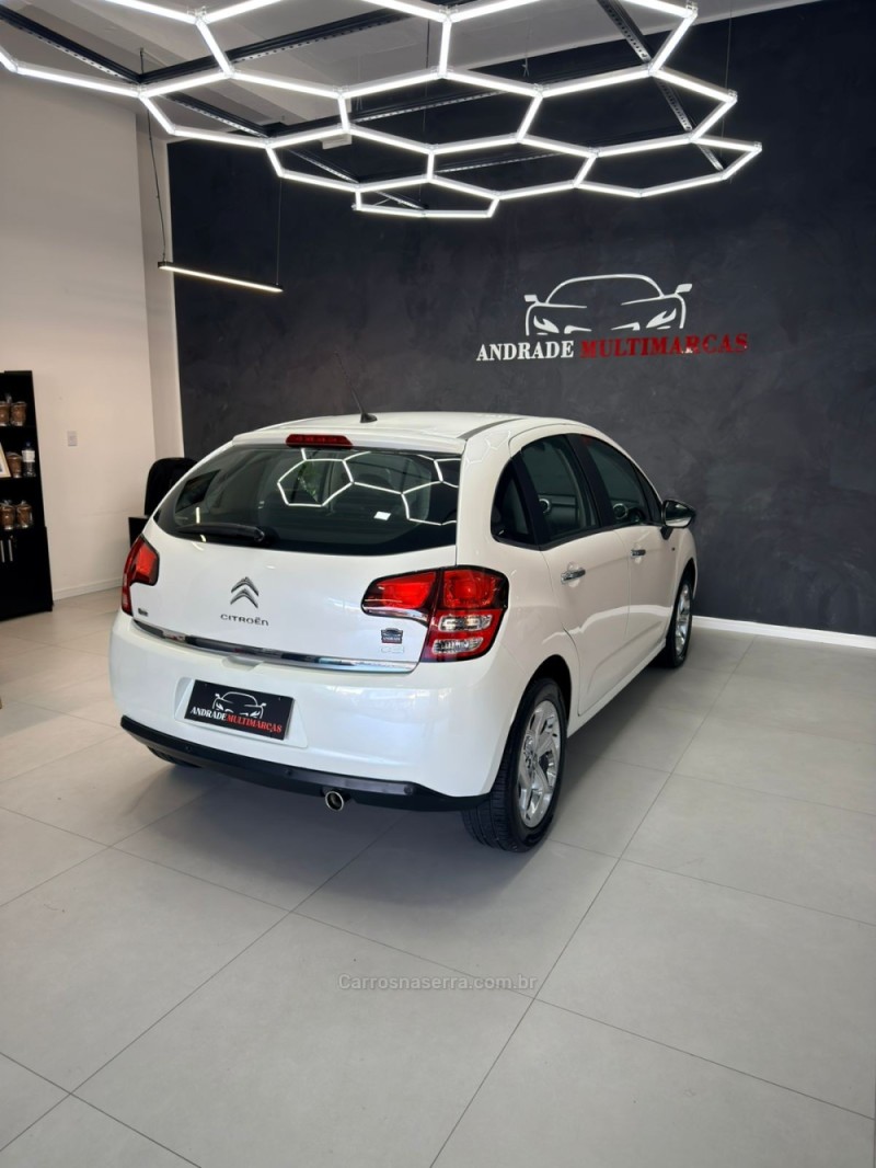 C3 1.6 EXCLUSIVE 16V FLEX 4P MANUAL - 2013 - CAXIAS DO SUL