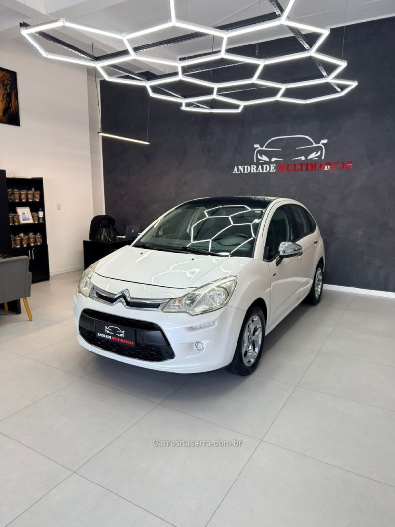 C3 1.6 EXCLUSIVE 16V FLEX 4P MANUAL - 2013 - CAXIAS DO SUL