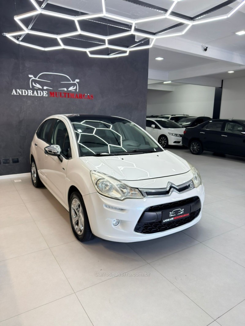 C3 1.6 EXCLUSIVE 16V FLEX 4P MANUAL - 2013 - CAXIAS DO SUL