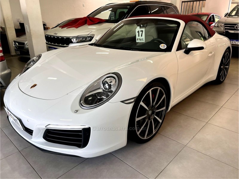 911 3.0 carrera 4s cabriolet 24v gasolina 2p automatico 2017 carlos barbosa