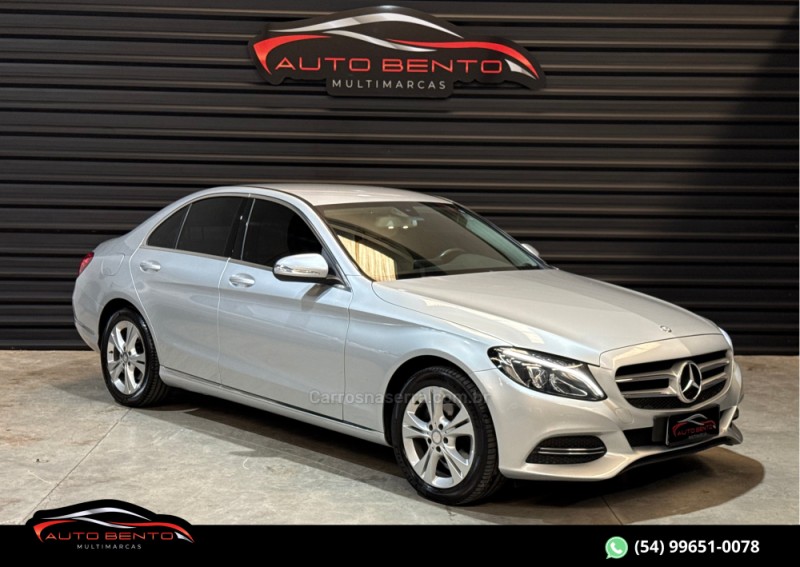 C 180 1.6 CGI AVANTGARDE 16V TURBO GASOLINA 4P AUTOMÁTICO - 2015 - BENTO GONçALVES