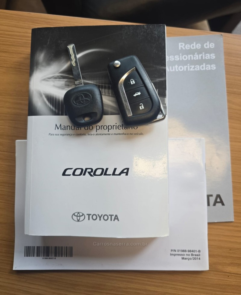 COROLLA 2.0 XEI 16V FLEX 4P AUTOMÁTICO - 2015 - LAJEADO