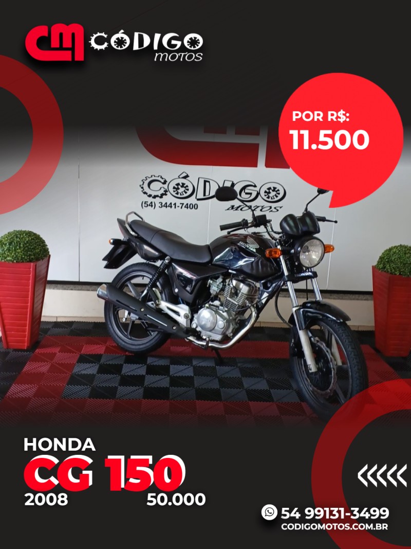 cg 150 titan esd 2008 veranopolis