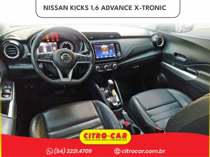 KICKS 1.6 ADVANCE 16V FLEX 4P AUTOMÁTICO - 2022 - CAXIAS DO SUL