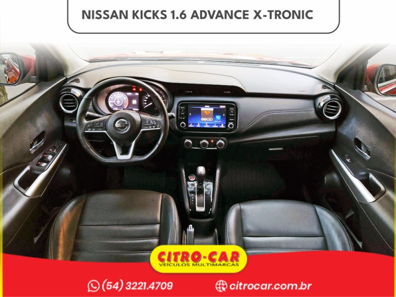 KICKS 1.6 ADVANCE 16V FLEX 4P AUTOMÁTICO - 2022 - CAXIAS DO SUL