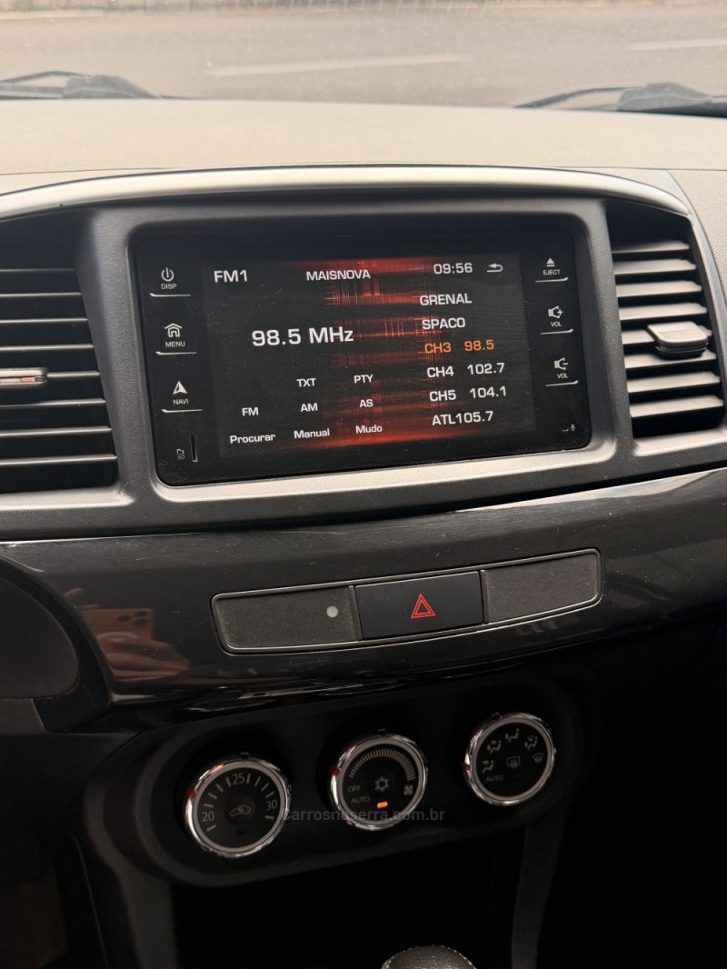 LANCER 2.0 CVT 16V GASOLINA 4P AUTOMÁTICO - 2015 - FARROUPILHA