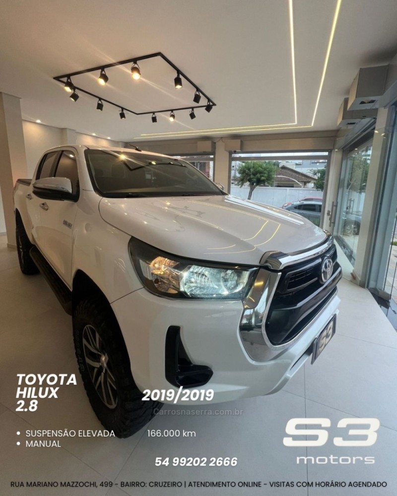 hilux 2.8 4x4 cd 8v diesel 4p manual 2019 caxias do sul