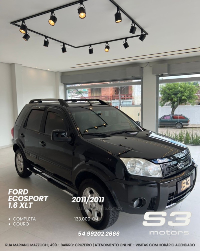 ecosport 1.6 xlt 8v flex 4p manual 2011 caxias do sul