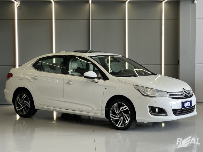 C4 LOUNGE 1.6 EXCLUSIVE 16V TURBO GASOLINA 4P AUTOMÁTICO - 2014 - SAPIRANGA