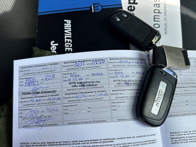 COMPASS 1.3 LONGITUDE T270 16V TURBO 4X2 FLEX 4P AUTOMÁTICO - 2023 - GUAPORé