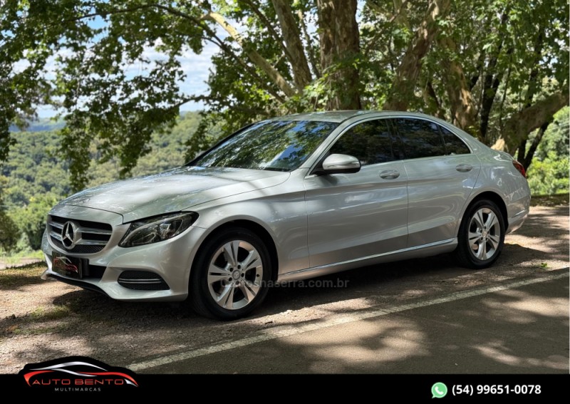 c 180 1.6 cgi avantgarde 16v turbo gasolina 4p automatico 2015 bento goncalves