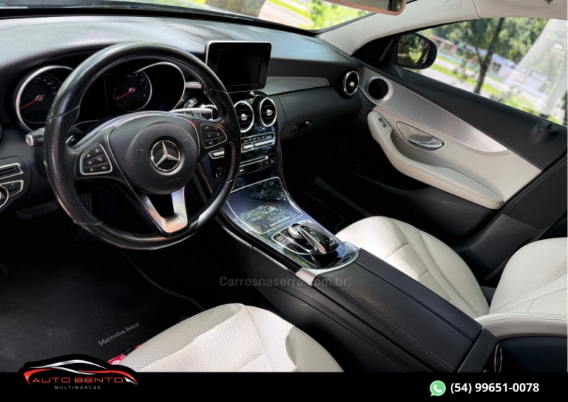 C 180 1.6 CGI AVANTGARDE 16V TURBO GASOLINA 4P AUTOMÁTICO - 2015 - BENTO GONçALVES