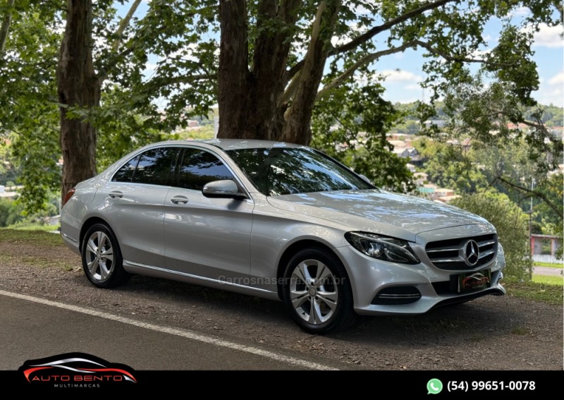 C 180 1.6 CGI AVANTGARDE 16V TURBO GASOLINA 4P AUTOMÁTICO - 2015 - BENTO GONçALVES