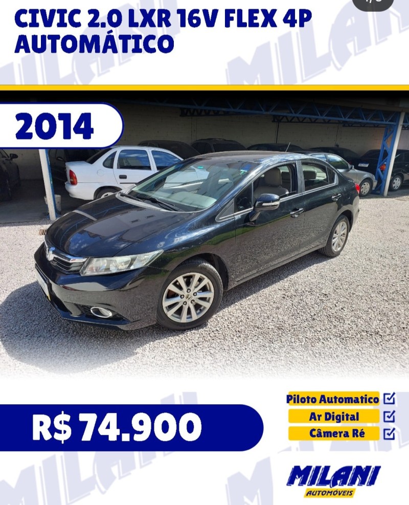 CIVIC 2.0 LXR 16V FLEX 4P AUTOMÁTICO