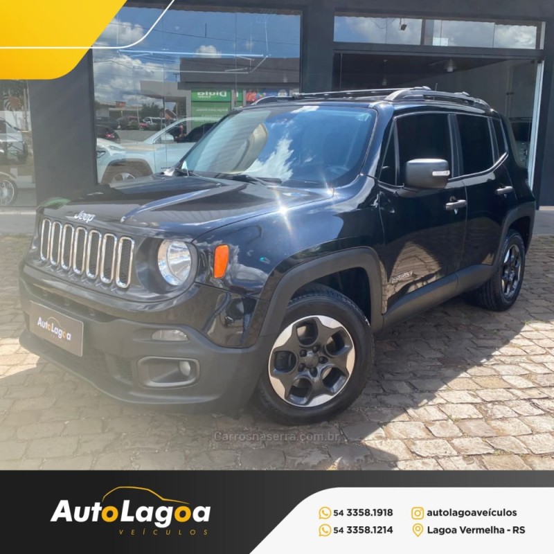 RENEGADE 1.8 16V FLEX SPORT 4P MANUAL - 2016 - LAGOA VERMELHA