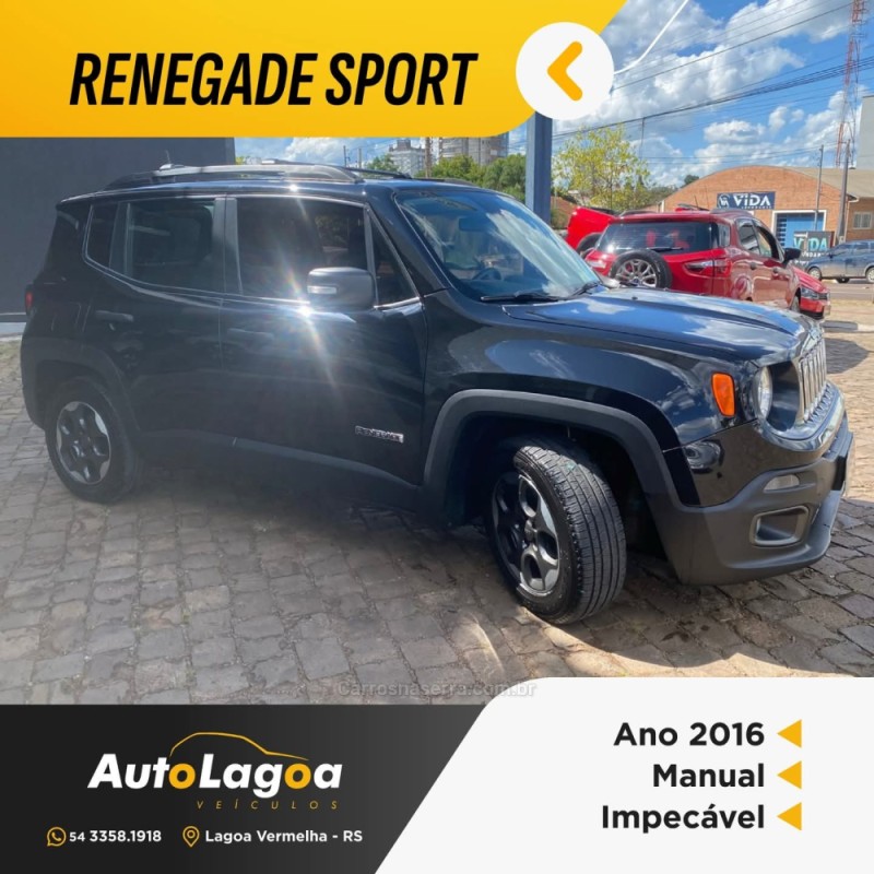 renegade 1.8 16v flex sport 4p manual 2016 lagoa vermelha
