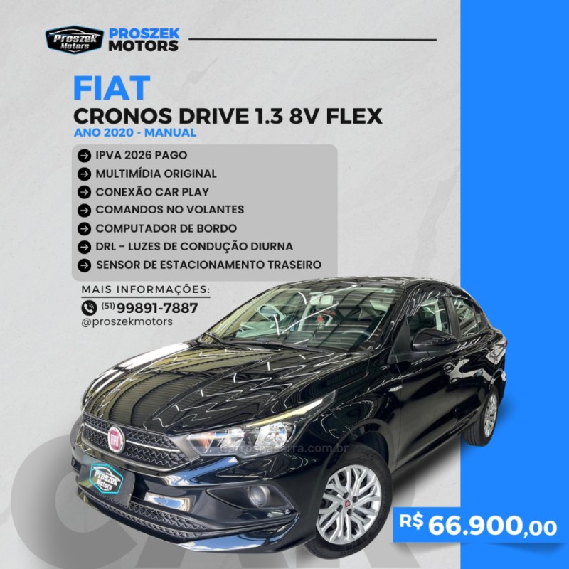 cronos 1.3 drive 8v flex 4p manual 2020 canoas
