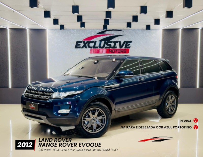 range rover evoque 2.0 pure tech 4wd 16v gasolina 4p automatico 2012 caxias do sul