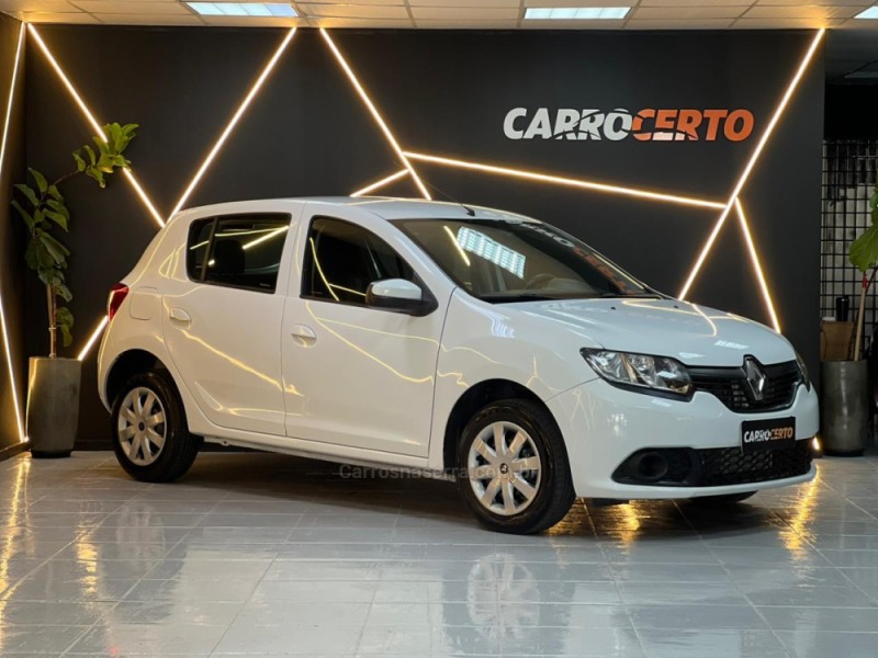 sandero 1.0 authentique 12v flex 4p manual 2017 novo hamburgo