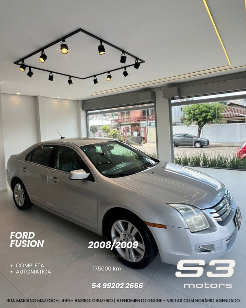fusion 2.3 sel 16v gasolina 4p automatico 2009 caxias do sul
