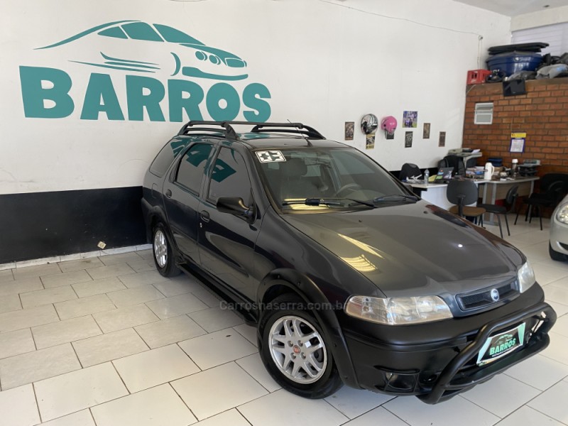 PALIO 1.6 MPI ADVENTURE WEEKEND 16V GASOLINA 4P MANUAL - 2003 - CAXIAS DO SUL